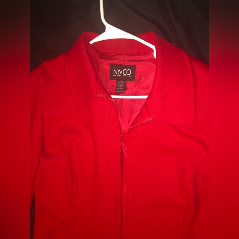 red blazer
